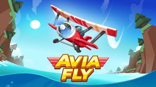 Avia Fly 2 screenshot 3 - landing result screen with locked-in total