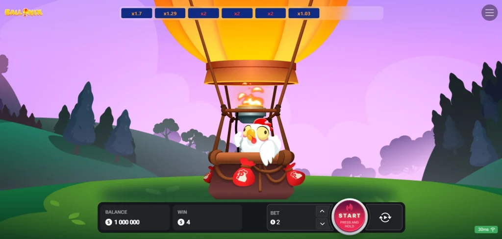 BalloniX screenshot