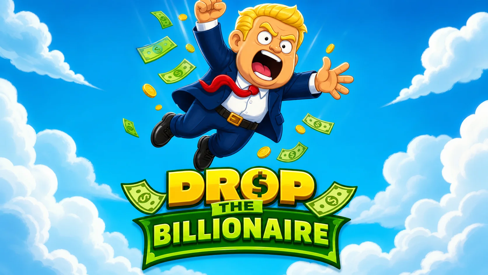 Drop The Billionaire by InOut Games - falling tycoon game art