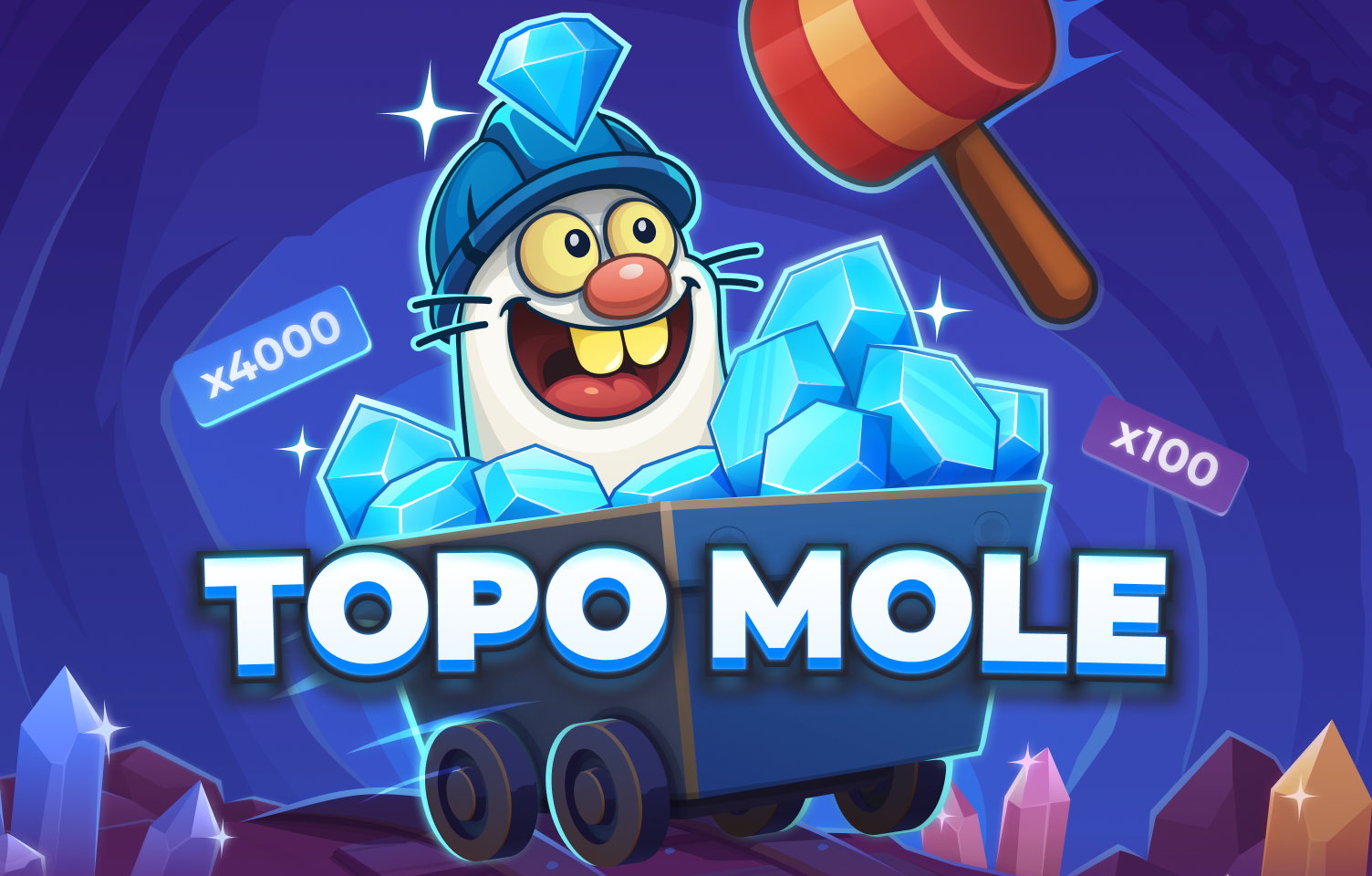 Topo Mole screenshot 3 - round result and payout display